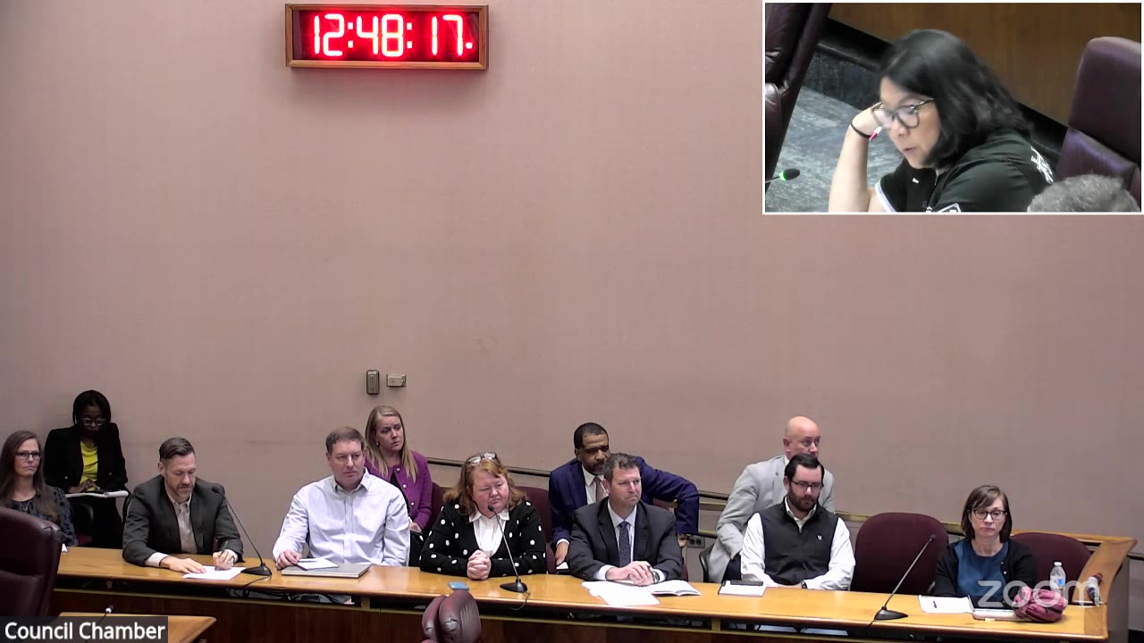 Witnesses at the Committee on Transportation and Public Way's hearing on Amtrak's Canal Street yard, Oct. 7, 2026