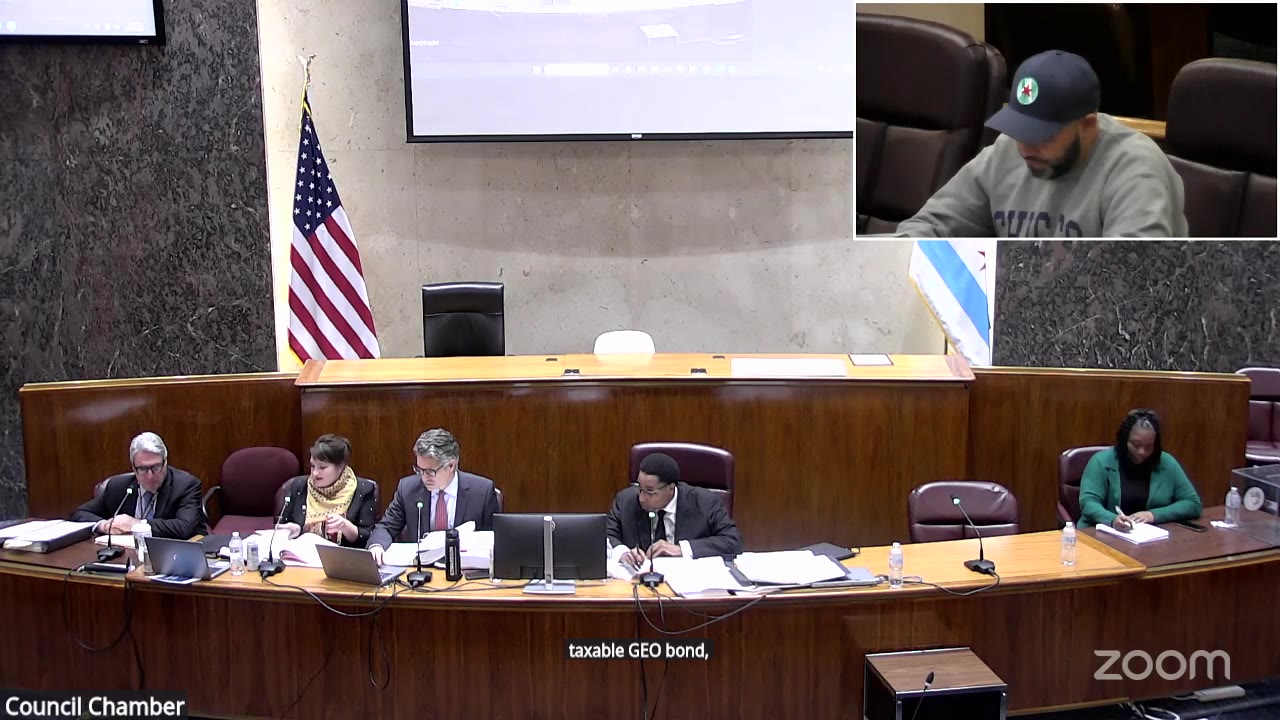 Alderpersons question the City's finance team at the Committee on the Budget, Oct. 26, 2026