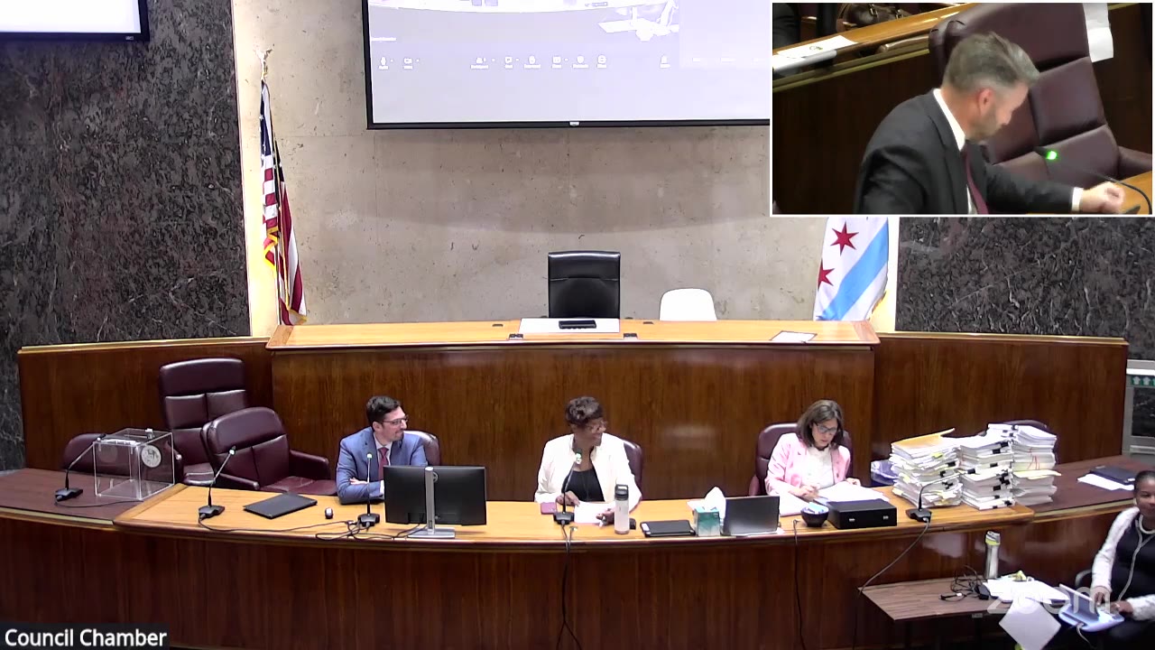 Ald. William Conway (34th Ward) asks the Committee on Finance to back the 111 W. Monroe hotel loan, Sept. 22, 2026